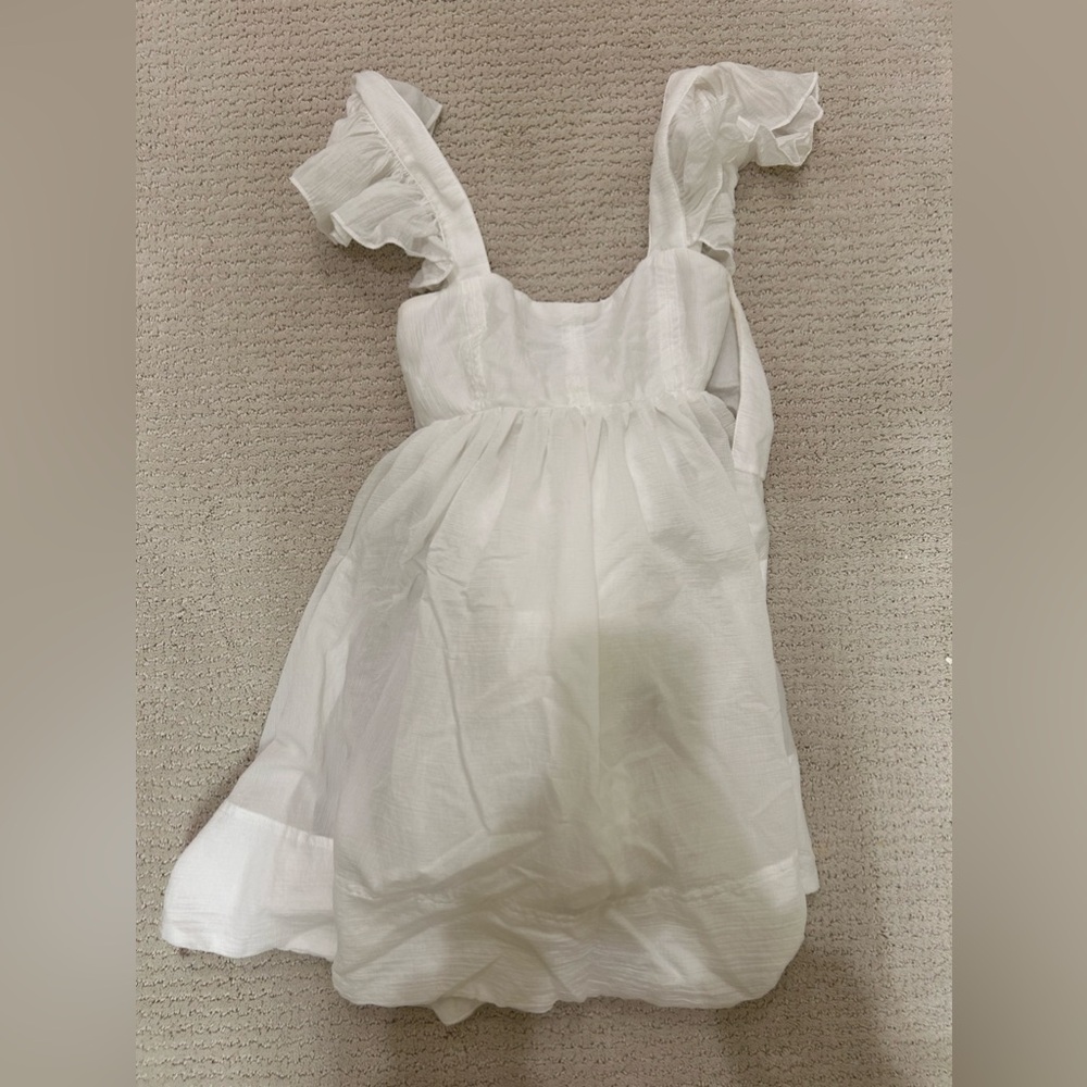 White dress! Open back